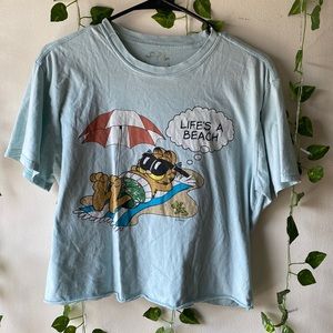 Garfield cropped top